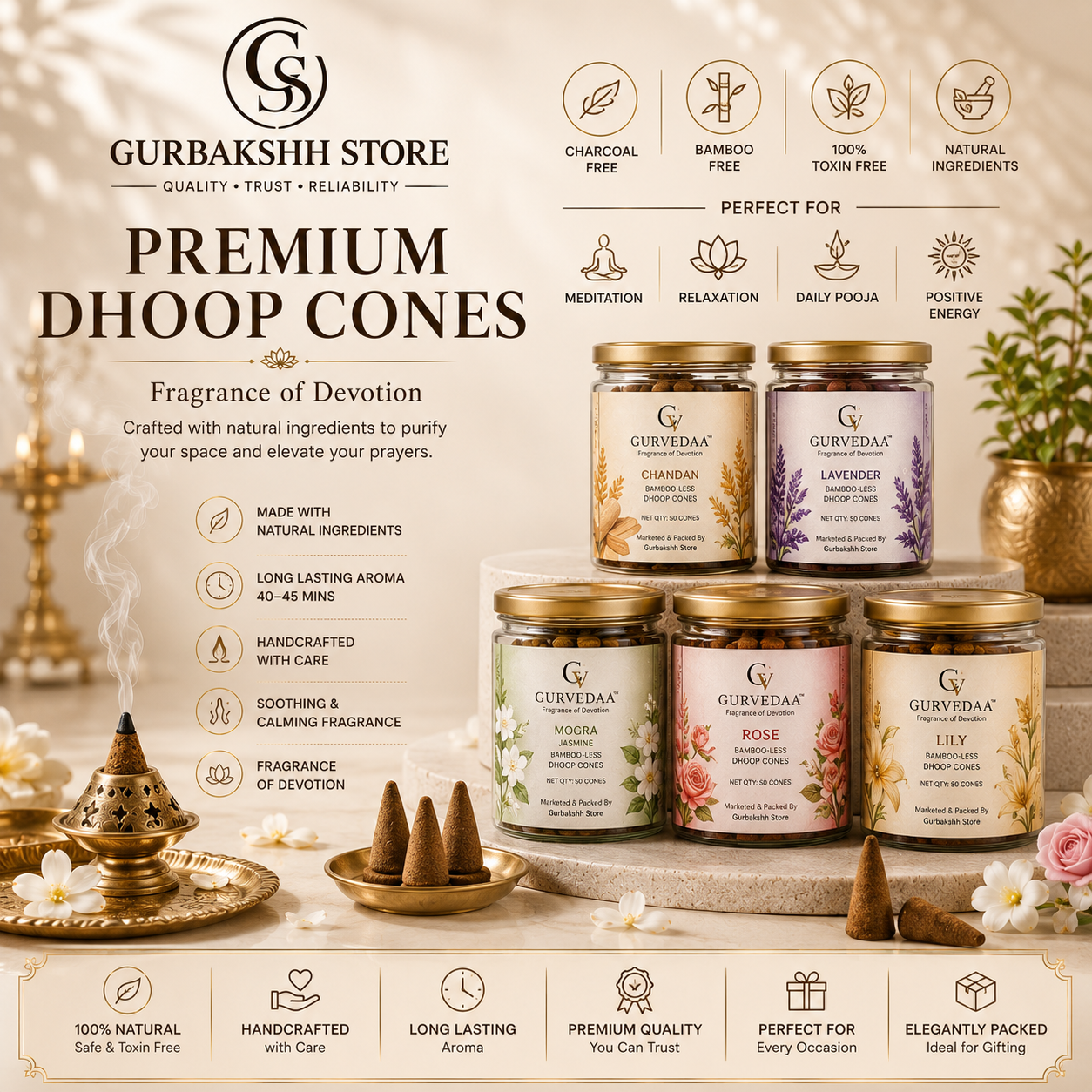 Dhoop Cones