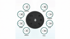 Garden Hose Spray Nozzle with 7 spray settings (Green)