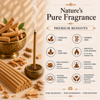 Sandalwood Incense Sticks- Pack of 80 sticks
