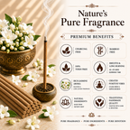 Jasmine Incense Sticks- Pack of 80 sticks