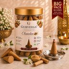 Sandalwood Dhoop Cones – Pack of 80 Cones