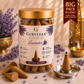 Lavender Dhoop Cones - Pack of 80 cones