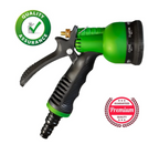 Garden Hose Spray Nozzle with 7 spray settings (Green)