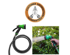 Garden Hose Spray Nozzle with 7 spray settings (Green)